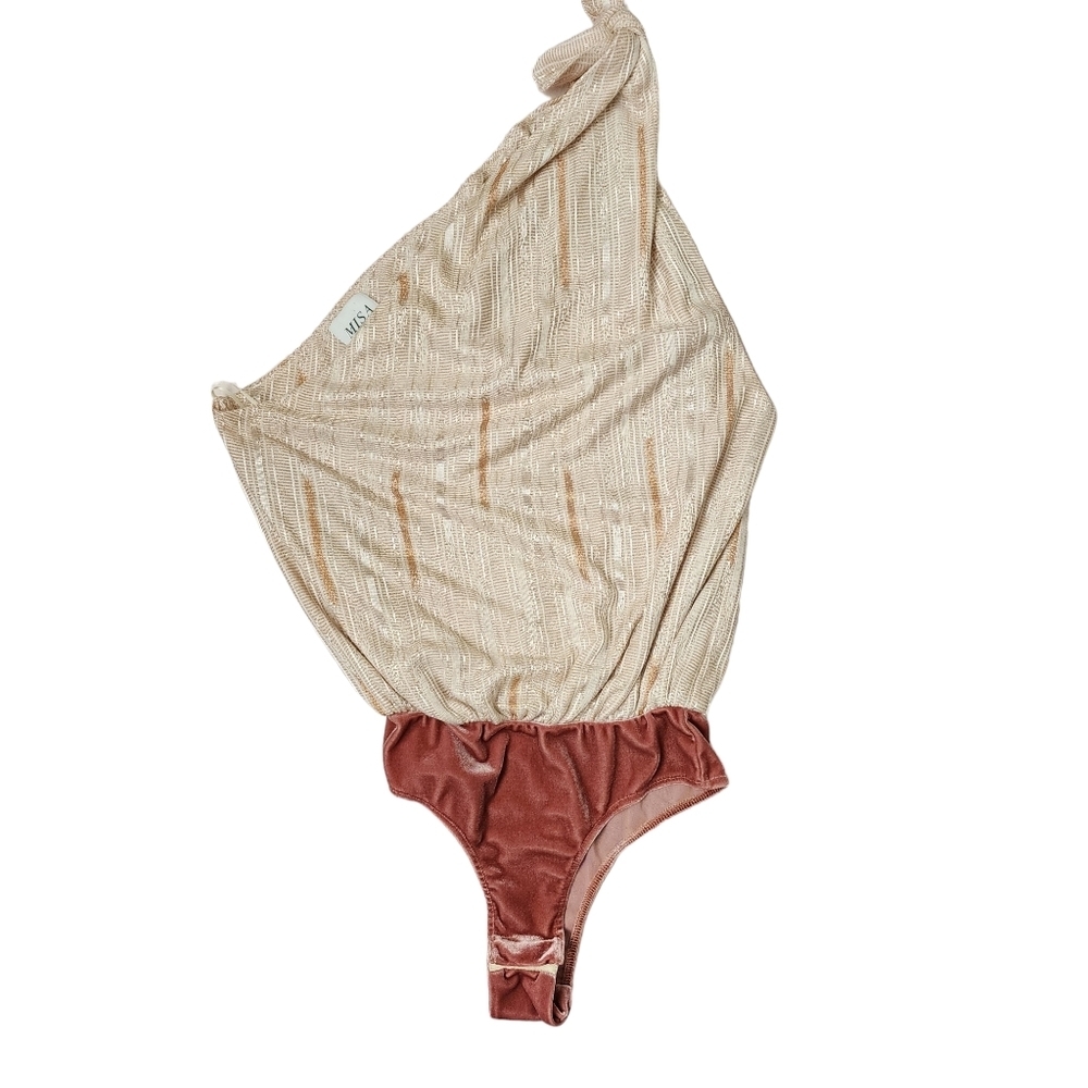MISA‎ one shoulder bodysuit size XS